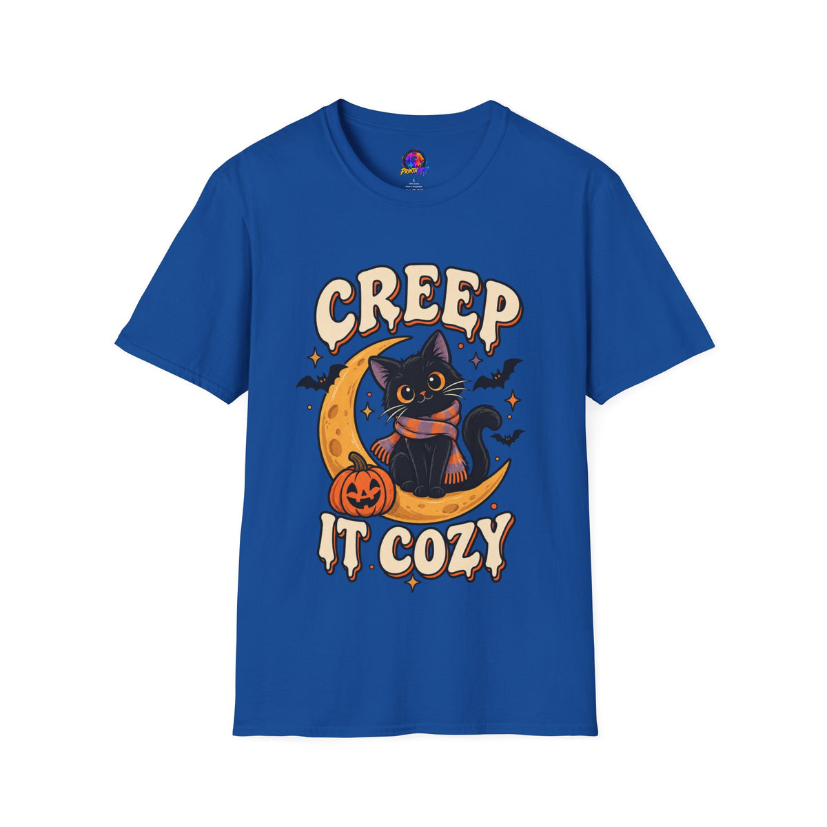 Creep It Cozy Halloween Cat T-Shirt