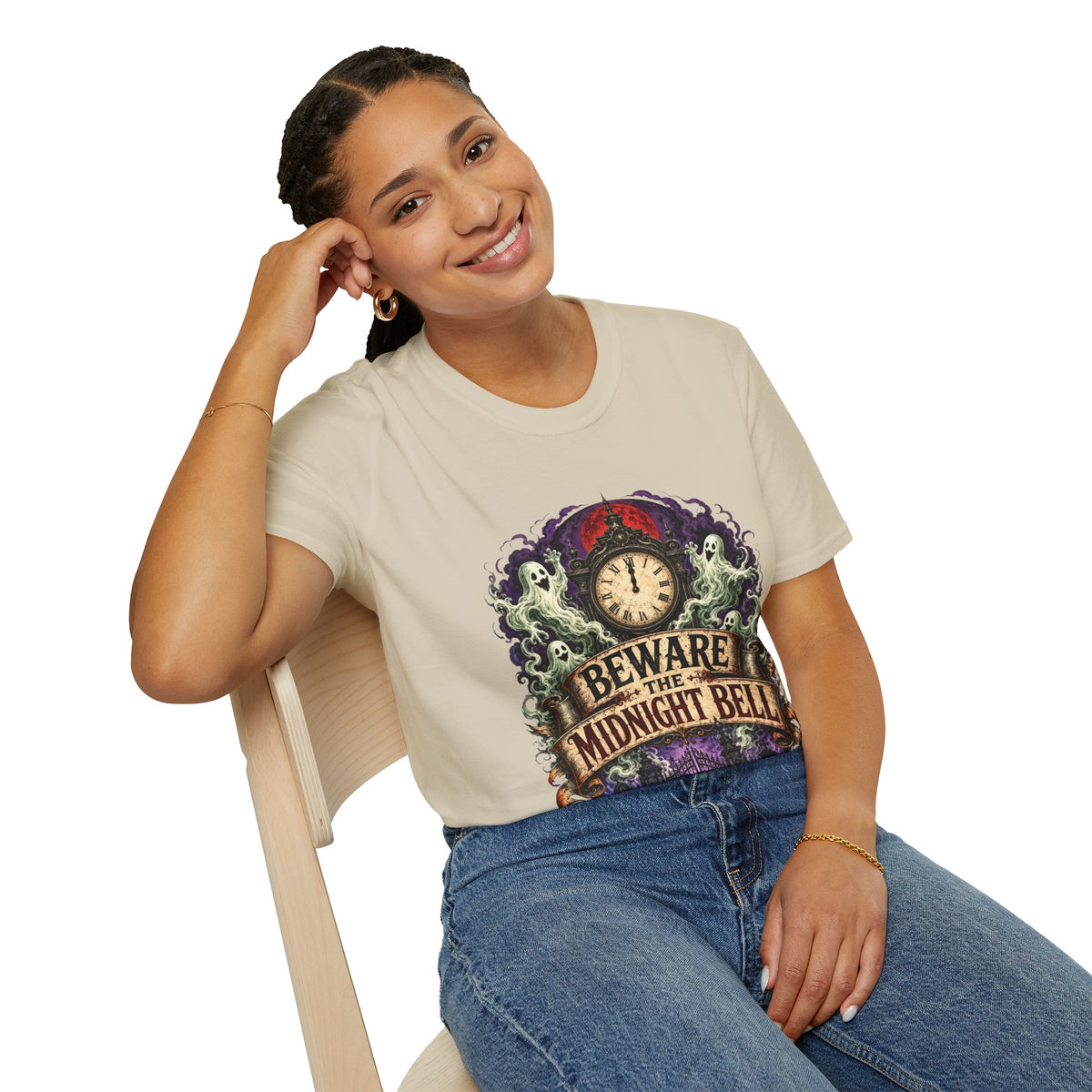 Halloween Beware Of Midnight Unisex Softstyle T-Shirt