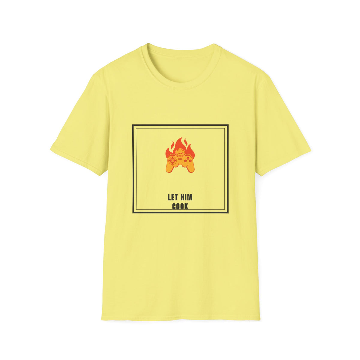 Gaming Controller on Fire T-Shirt — "Let Him Cook" Gamer Tee - Trending Now - September 2026