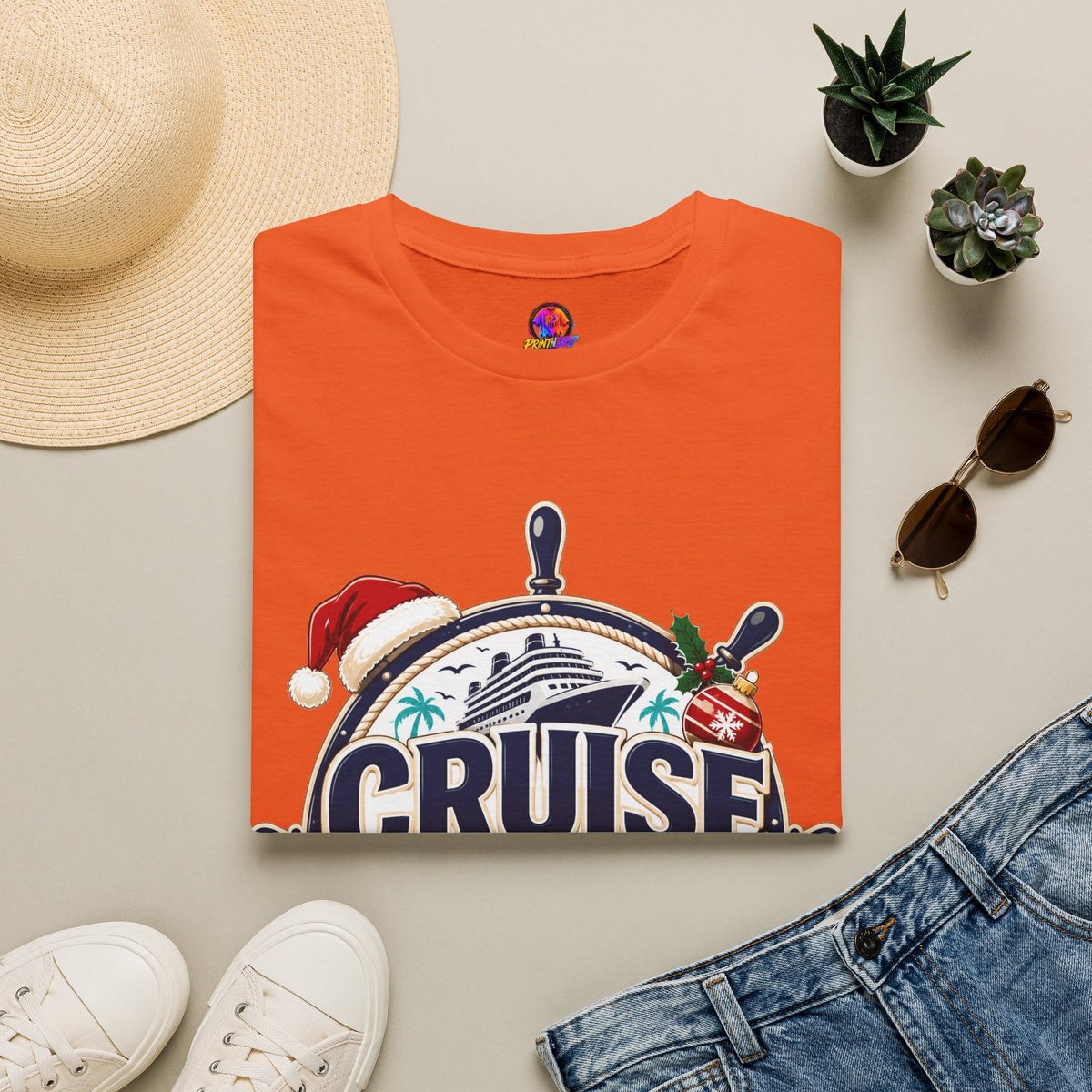 Cruise Crew Christmas T-Shirt — Holiday Cruise Vacation Tee