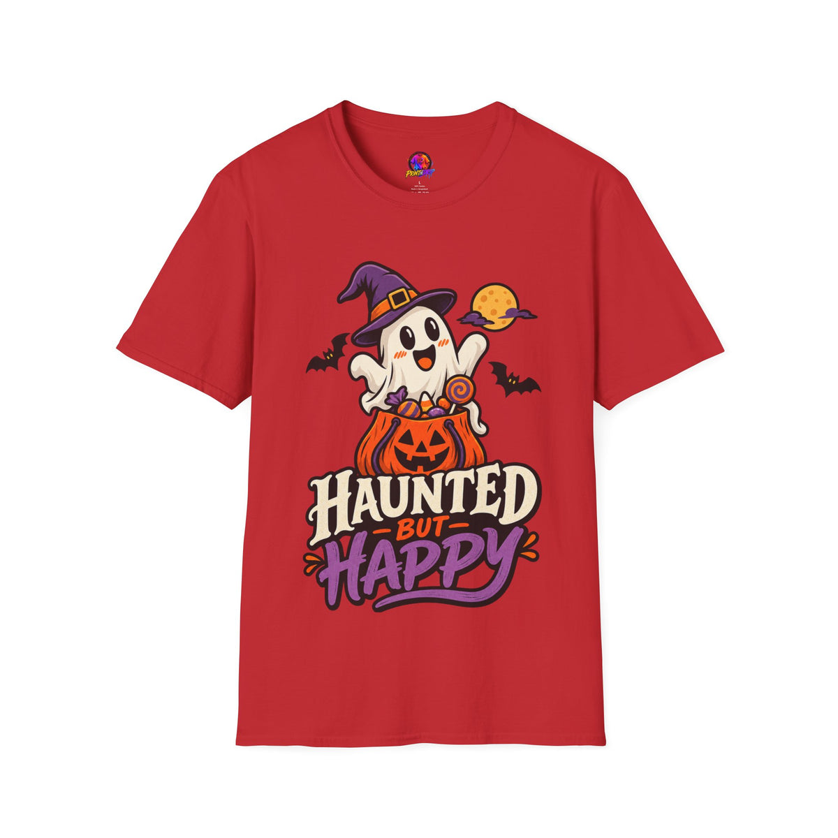 Haunted But Happy Halloween T-Shirt