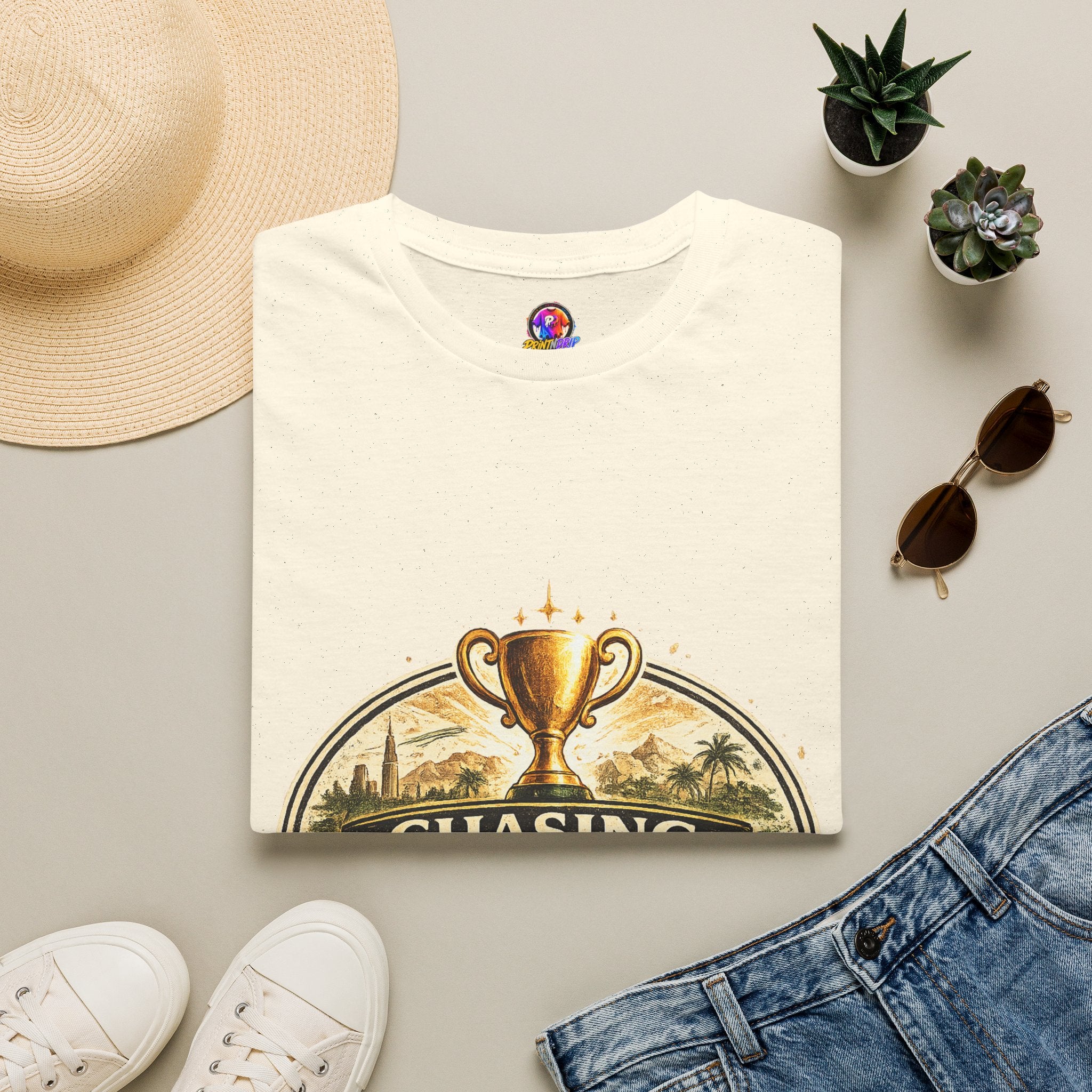 T-Shirt — Chasing Trophies Vintage Trophy Graphic Tee