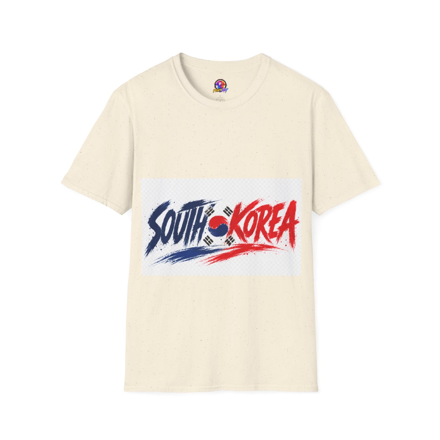 South Korea Flag Brushstroke T-Shirt — Patriotic Korean Travel Tee