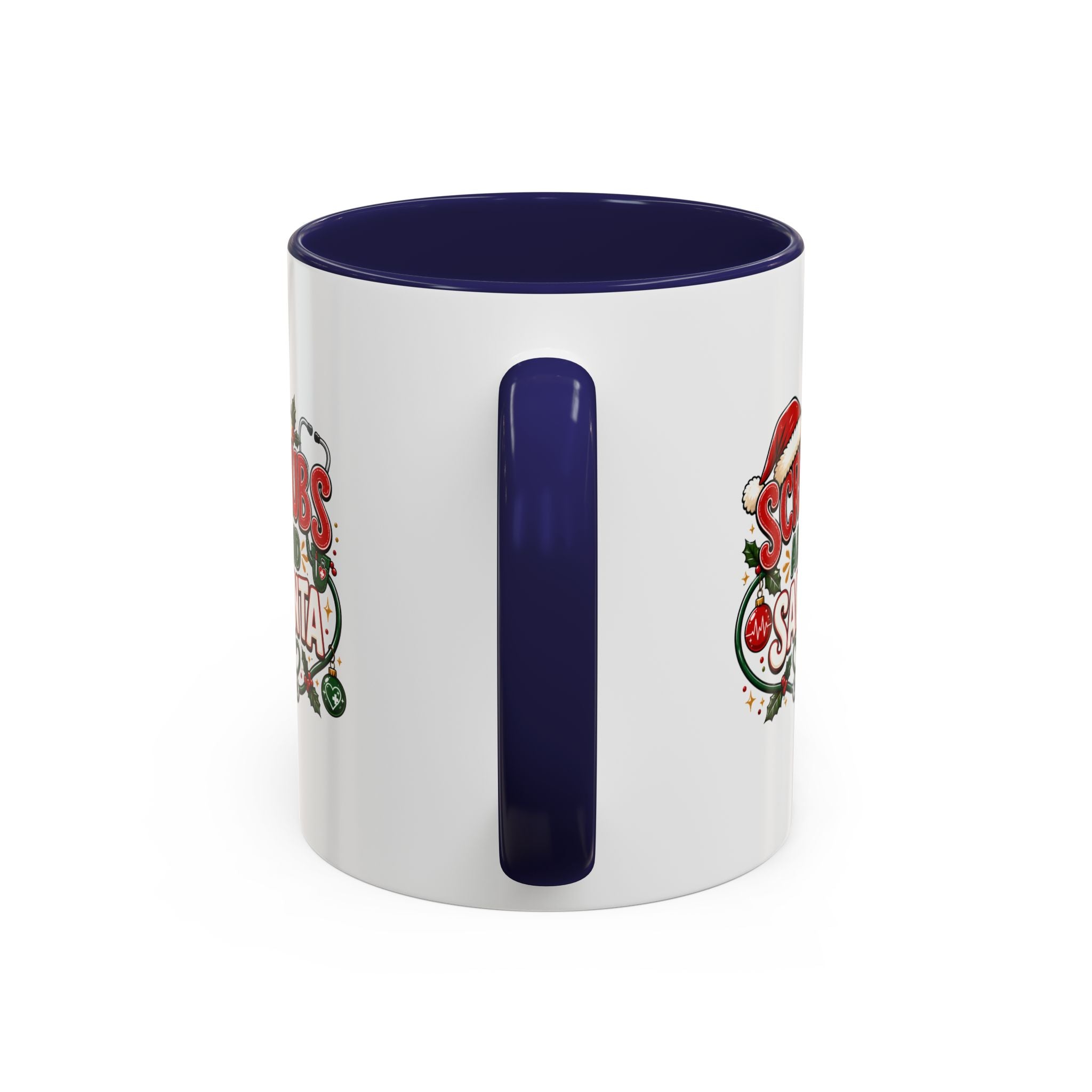 Coffee Mug — "Scrubs and Santa" Christmas Nurse Mug