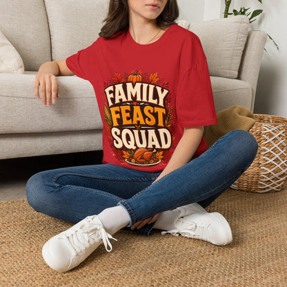 Family Feast Squad T-Shirt — Thanksgiving Fall Harvest Tee
