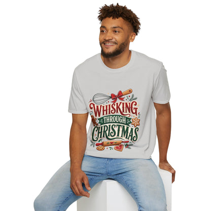Christmas Baking T‑Shirt — "Whisking Through Christmas" Holiday Tee