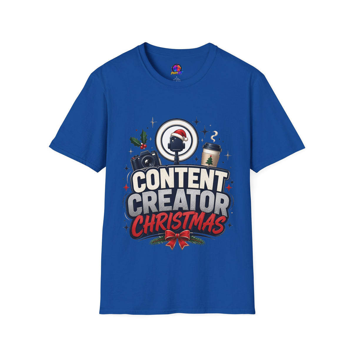 Content Creator Christmas T-Shirt