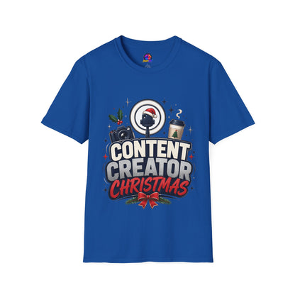 Content Creator Christmas T-Shirt