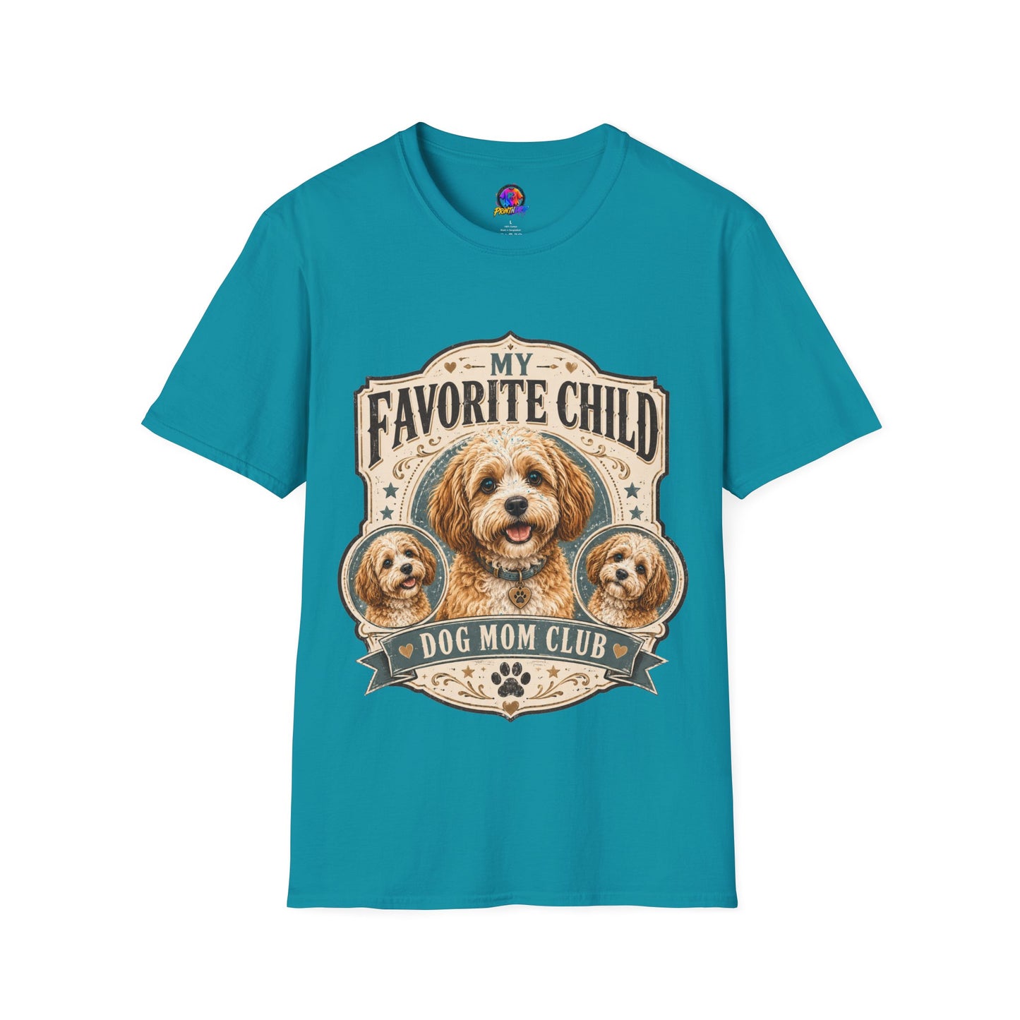 My Favorite Child Dog Mom Club T-Shirt — Cute Puppy Pet Lover Tee