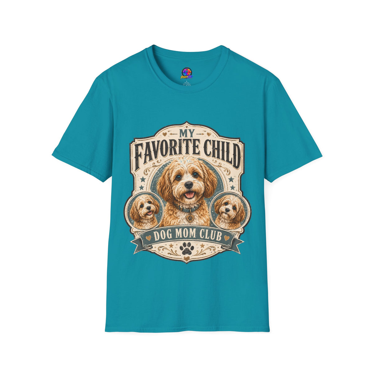 My Favorite Child Dog Mom Club T-Shirt — Cute Puppy Pet Lover Tee