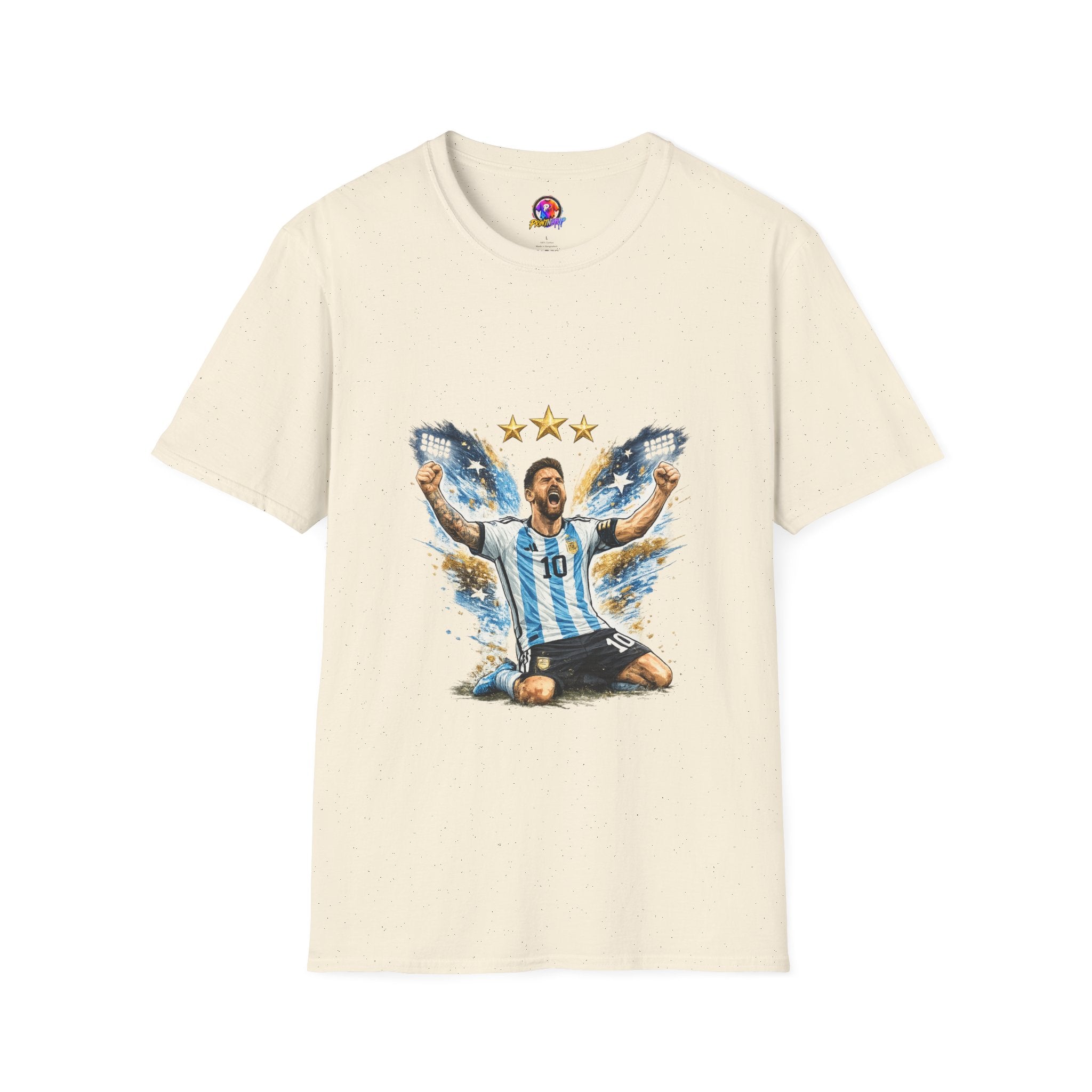 Argentina Soccer Legend Argentina T-Shirt — Celebratory Messi Design