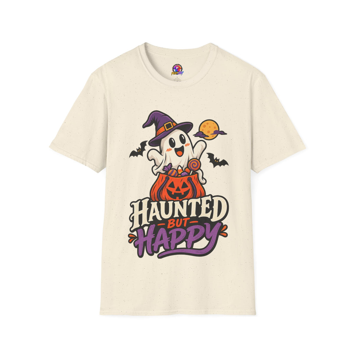 Haunted But Happy Halloween T-Shirt