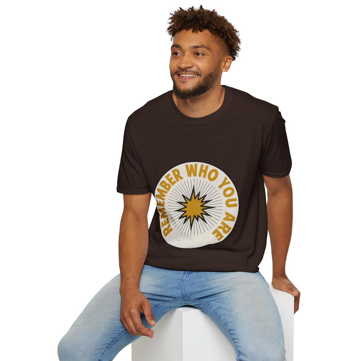 Remember Who You Are T-Shirt — Inspirational Retro Sunburst Tee - Trending Now - August 2026