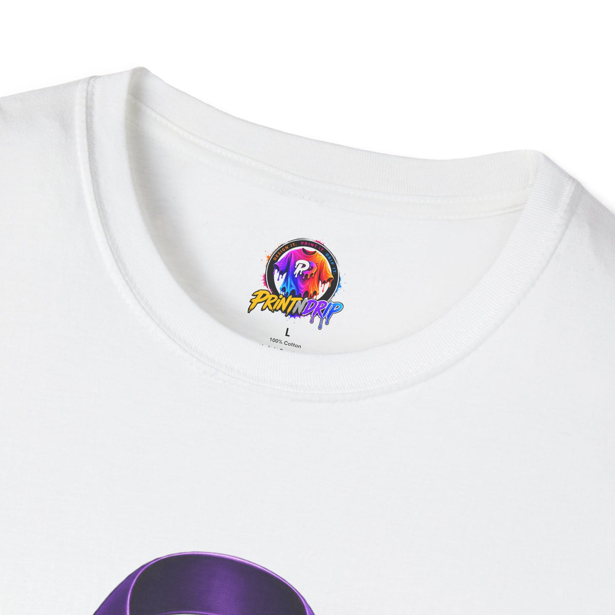 Break The Cycle Purple Ribbon T-Shirt — Domestic Violence Awareness Tee