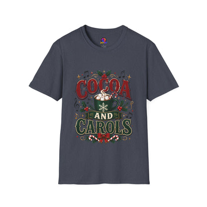 Cocoa and Carols T-Shirt — Cozy Holiday Cocoa Graphic Tee
