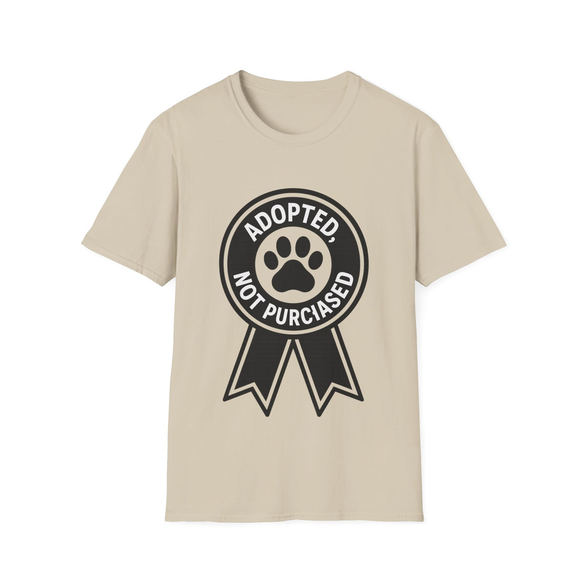 Adopted Not Purchased Graphic T-Shirt — Rescue Pet Awareness Tee - Trending Now - August 2026