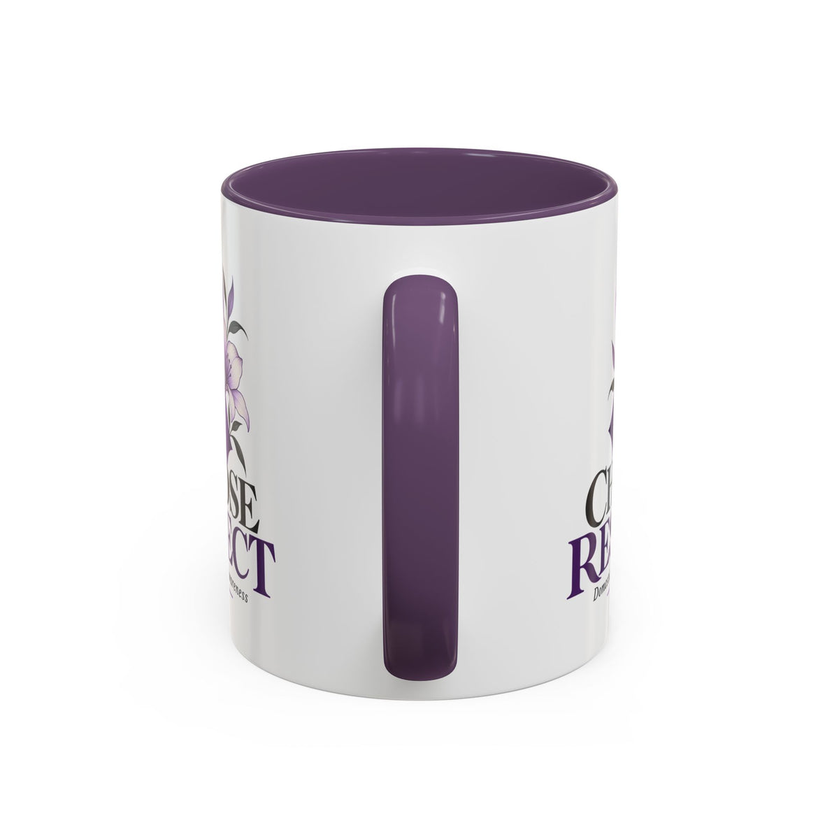 Choose Respect - Domestic Violence Awareness Coffee Mug (Accent, 11/15oz)