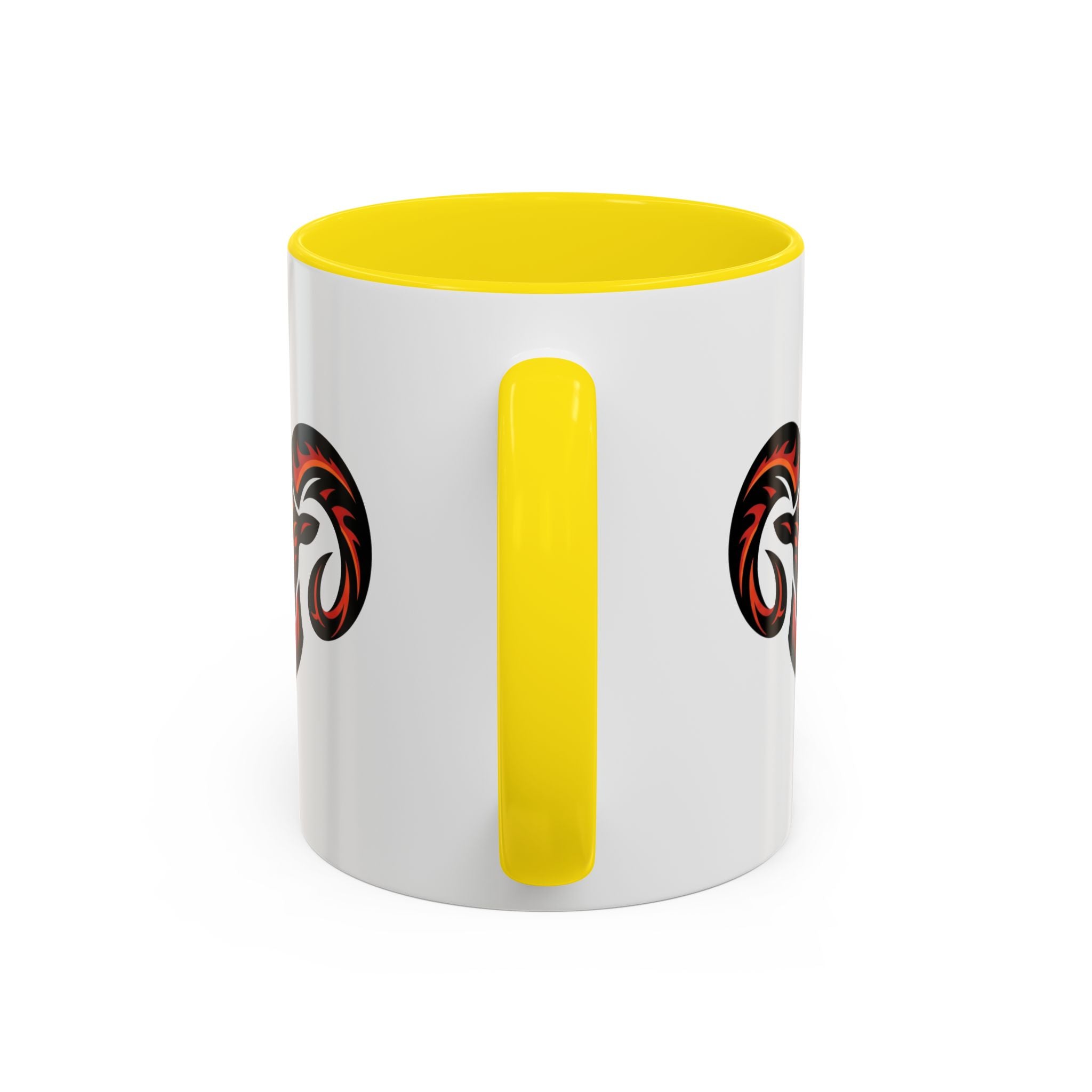 Ram Head Coffee Mug — Bold Tribal Goat Design Accent Mug