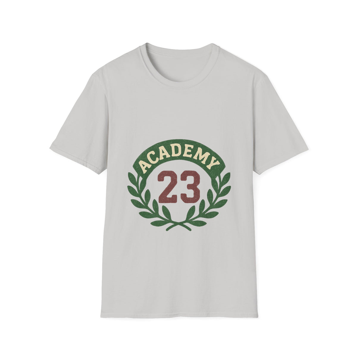 Academy 23 Badge T-Shirt — Vintage Laurel Emblem Tee - Trending Now - August 2026