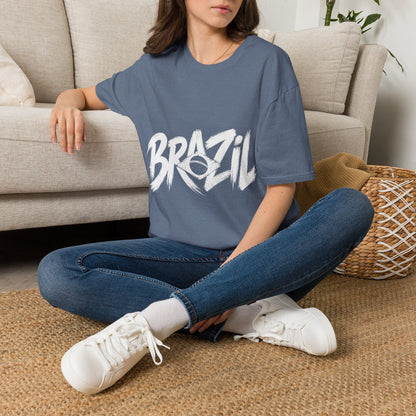 Brazil Minimal Marble Waves T-Shirt