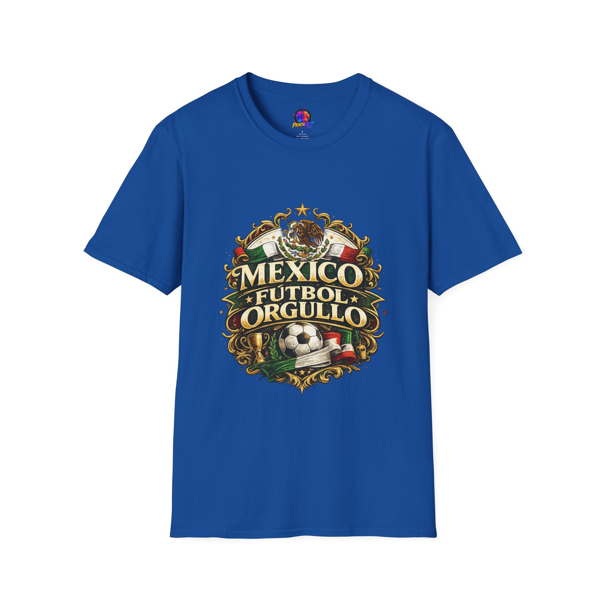 Mexico Fútbol Orgullo T-Shirt — Mexican Soccer Pride Graphic Tee