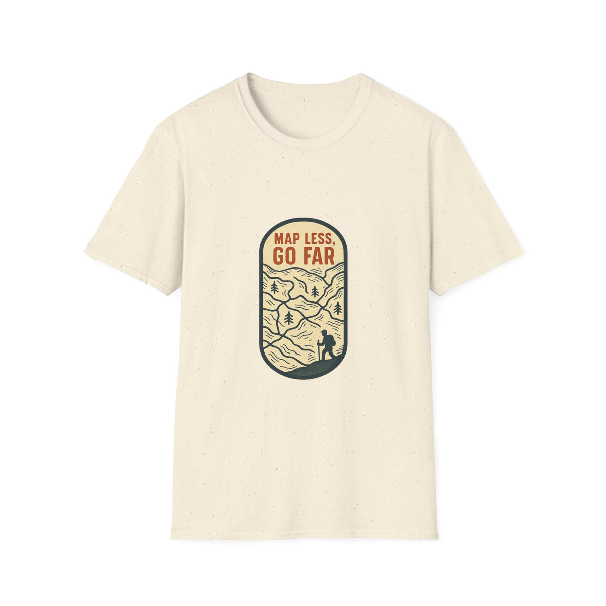 Map Less Go Far T‑Shirt — Vintage Adventure Travel Tee - Trending Now - August 2026