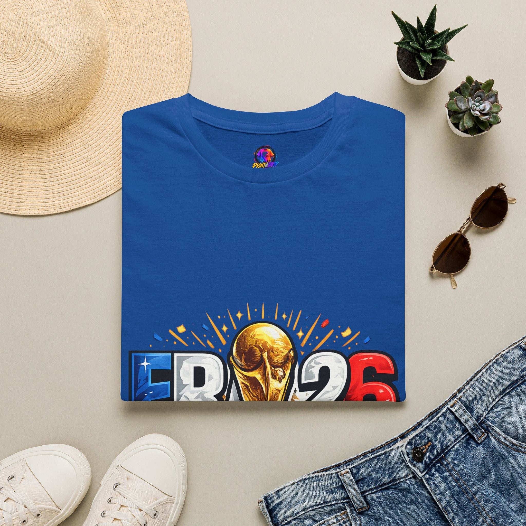 France World Cup Trophy 26 T-Shirt — Soccer Championship Fan Tee