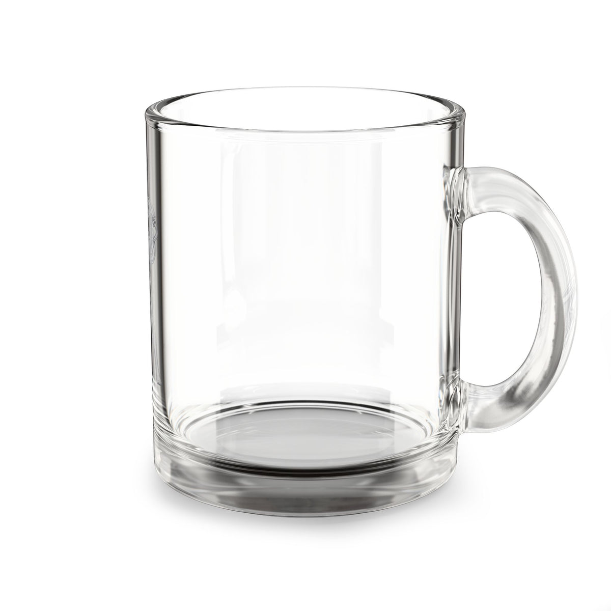 Aquarius Zodiac Glass Mug — 10oz Horoscope Coffee Cup with Water-Bearer Design