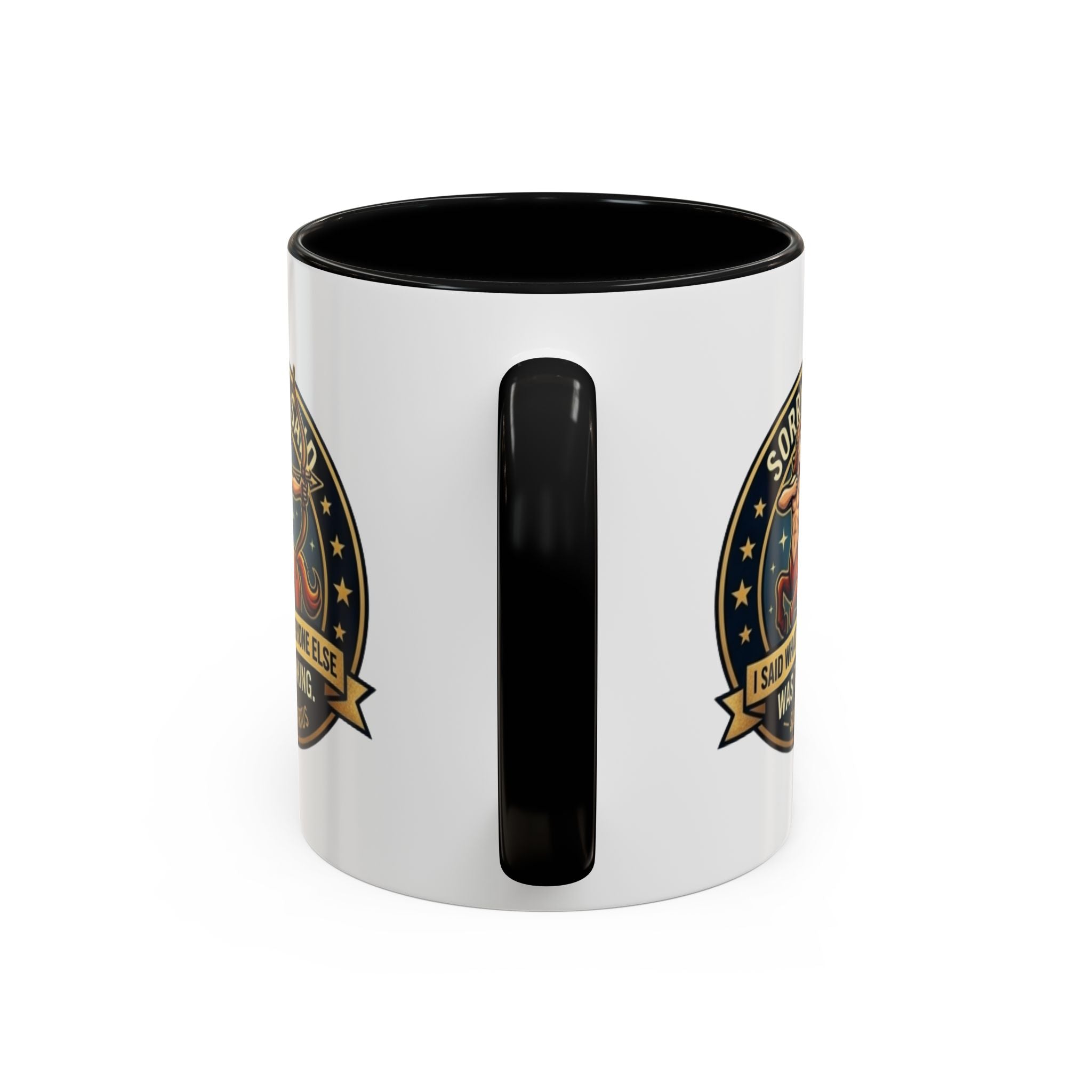 Sagittarius Coffee Mug — "Sorry I Said What Everyone Else Was Thinking" Zodiac Archer Accent Mug