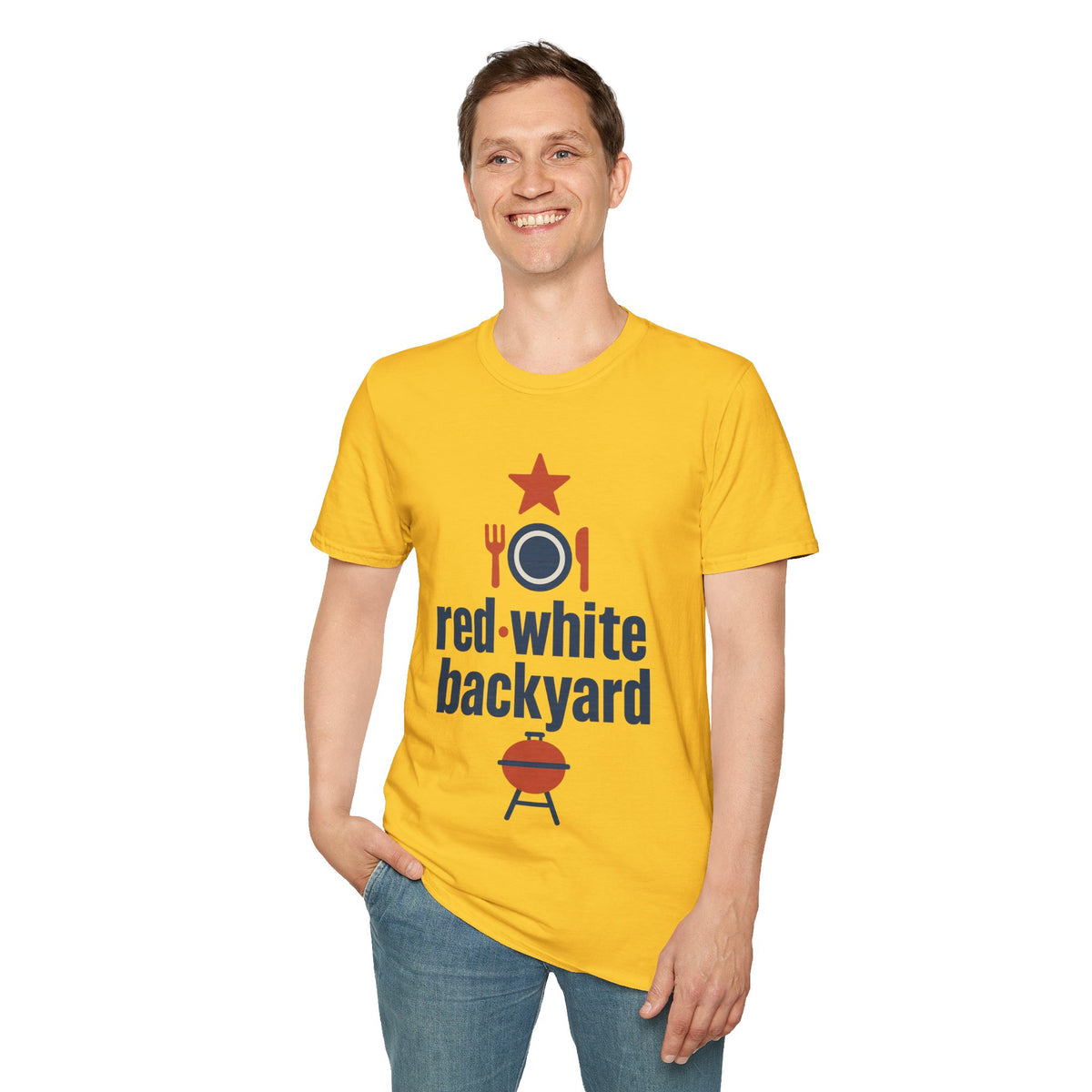 Patriotic BBQ T-Shirt — Red Star Plate Grill Graphic - Trending Now - August 2026
