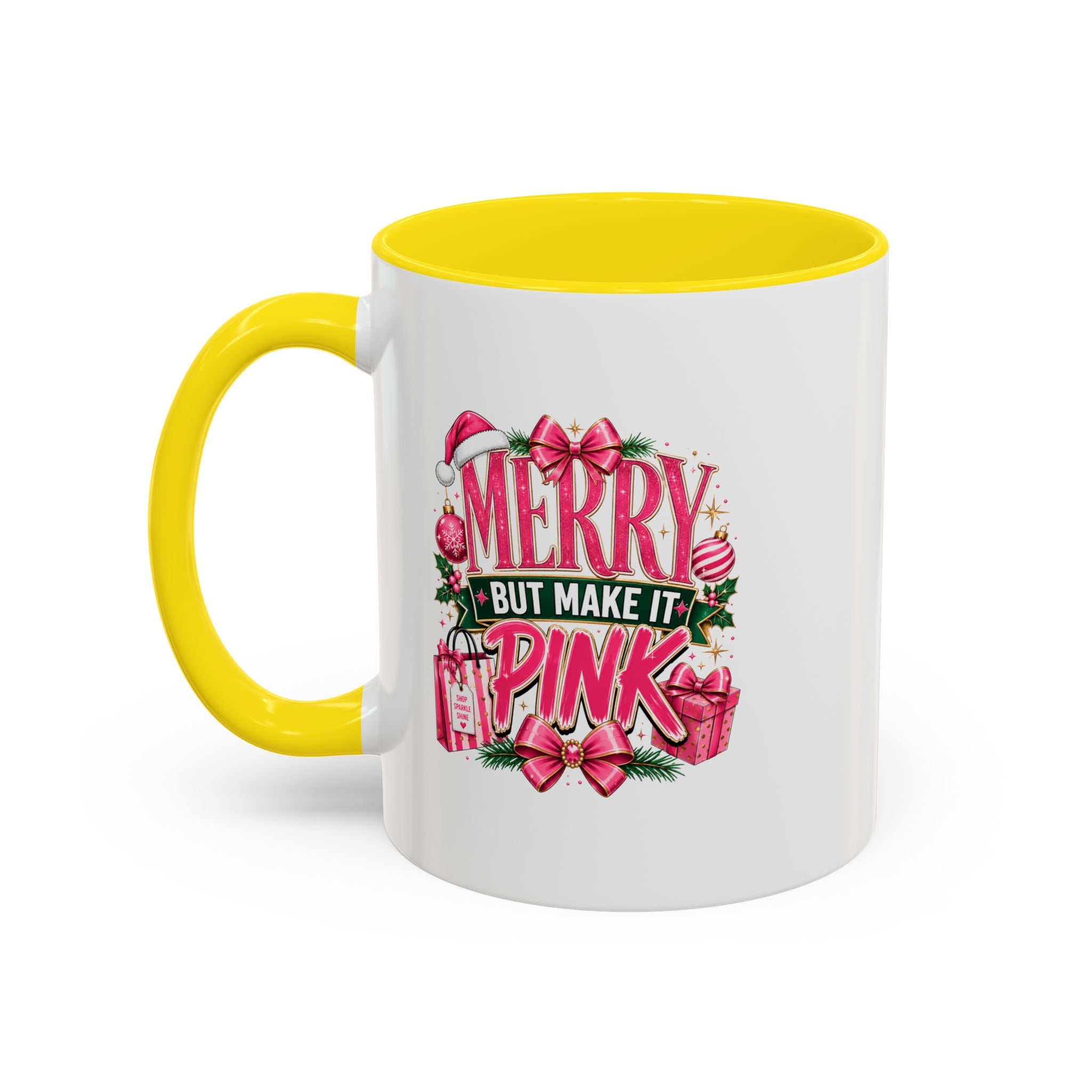 Accent Coffee Mug Merry Pink