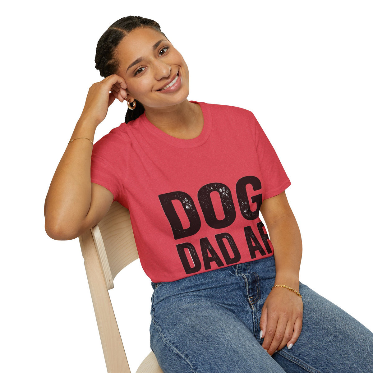 Dog Dad Af Unisex Softstyle T-Shirt