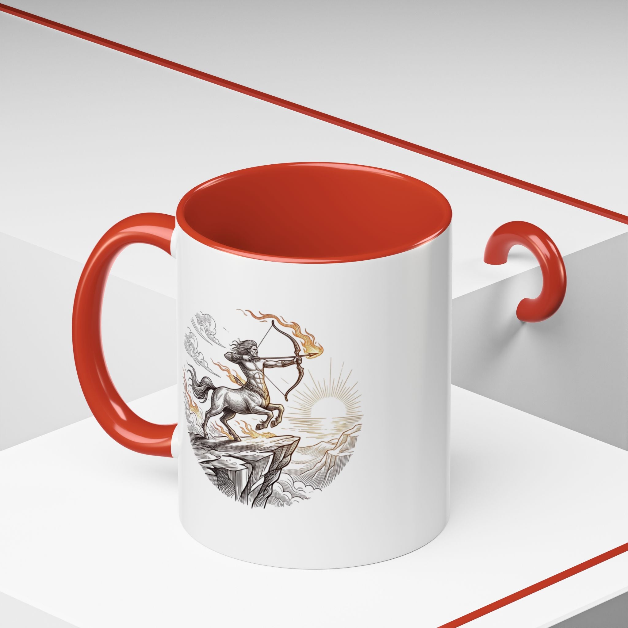 Centaur Archer Coffee Mug — Mythic Sagittarius Design Accent Mug