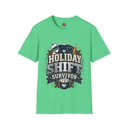 Holiday Shift Survivor T-Shirt — Nurse & Healthcare Worker Gift