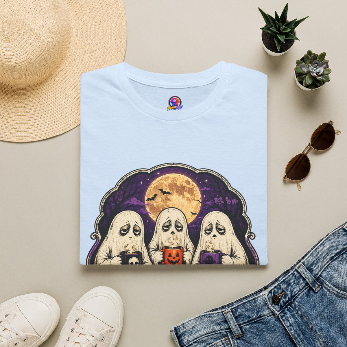 Halloween Low Energy High Spirit Unisex Softstyle T-Shirt