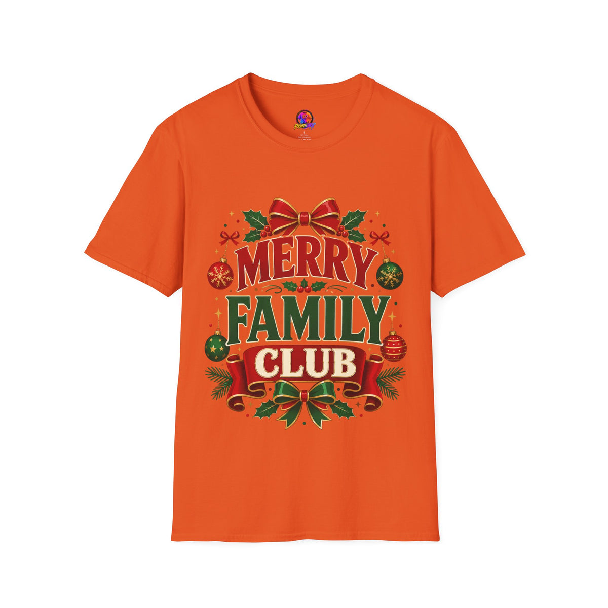 Merry Family Club Christmas T-Shirt