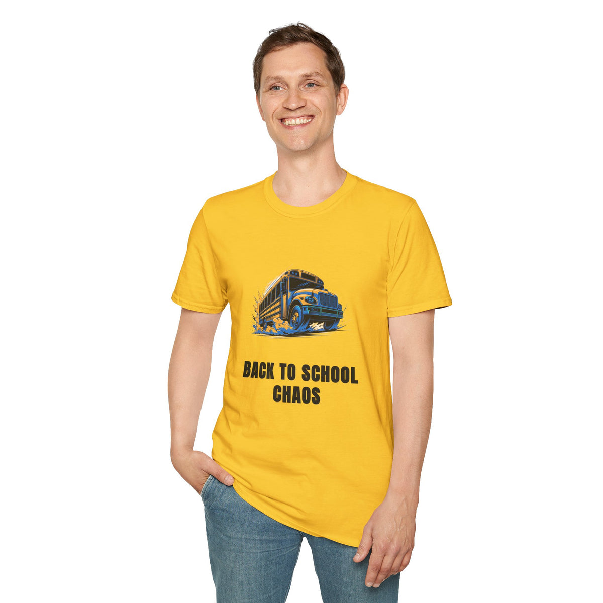 Back to School Chaos T-Shirt — Graphic School Bus Tee - Trending Now - August 2026