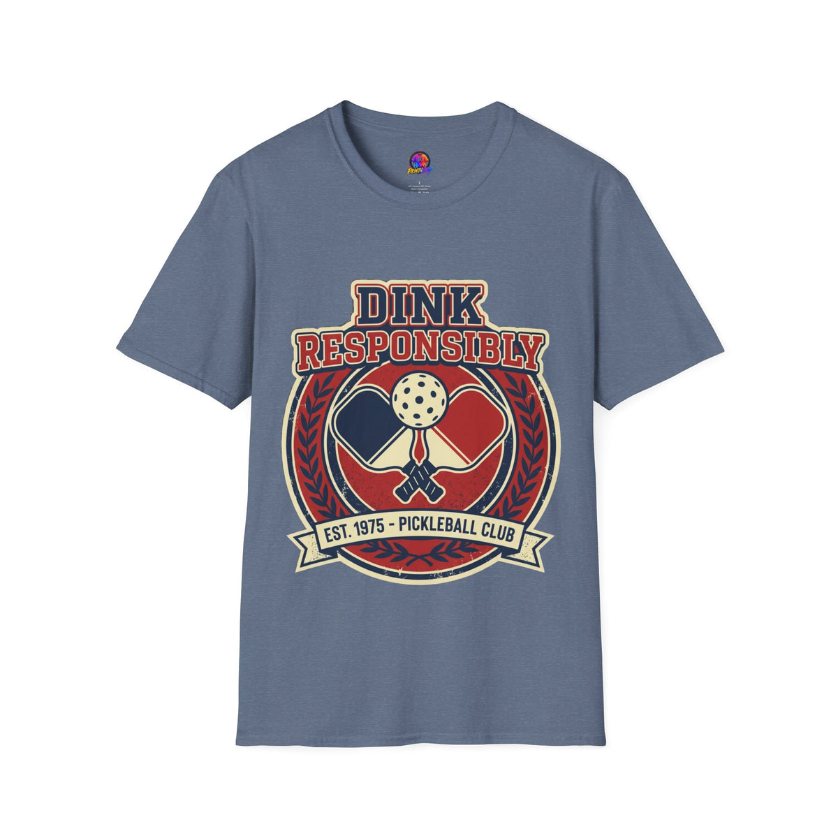 Pickleball T‑Shirt — "Dink Responsibly" Vintage Pickleball Club Tee