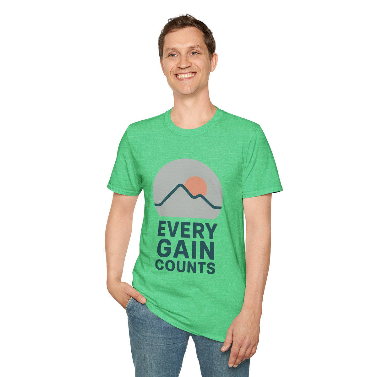 Every Gain Counts Mountain T-Shirt — Inspirational Hiking Tee - Trending Now - September 2026