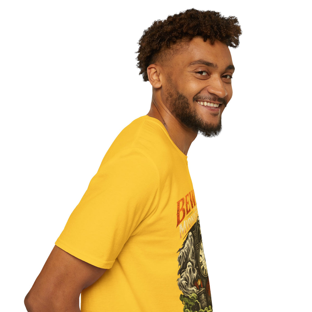 Halloween Beware Of Midnight Unisex Softstyle T-Shirt