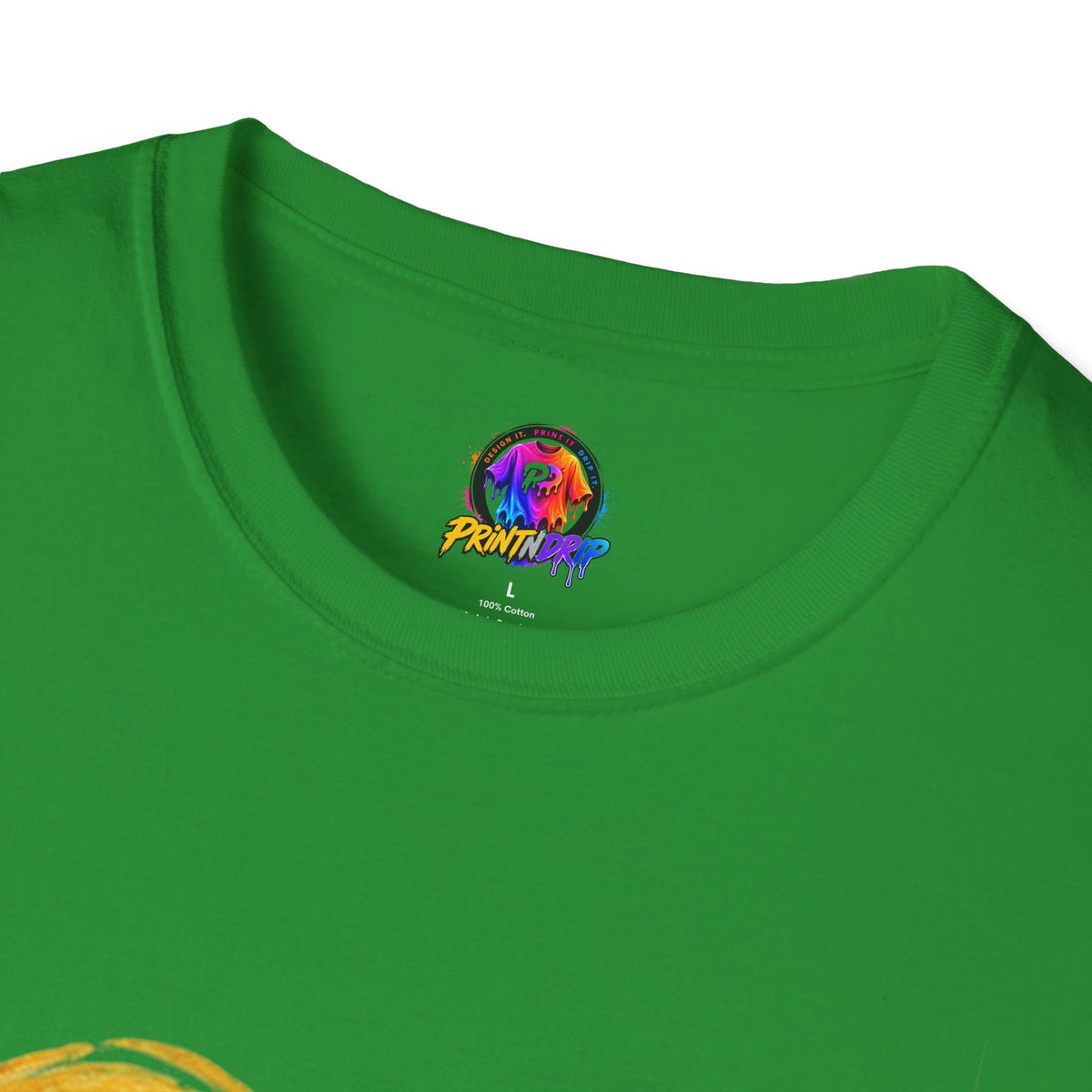 Childhood Cancer Awareness T-Shirt — "Stronger Brighter Kinder Braver" Gold Ribbon
