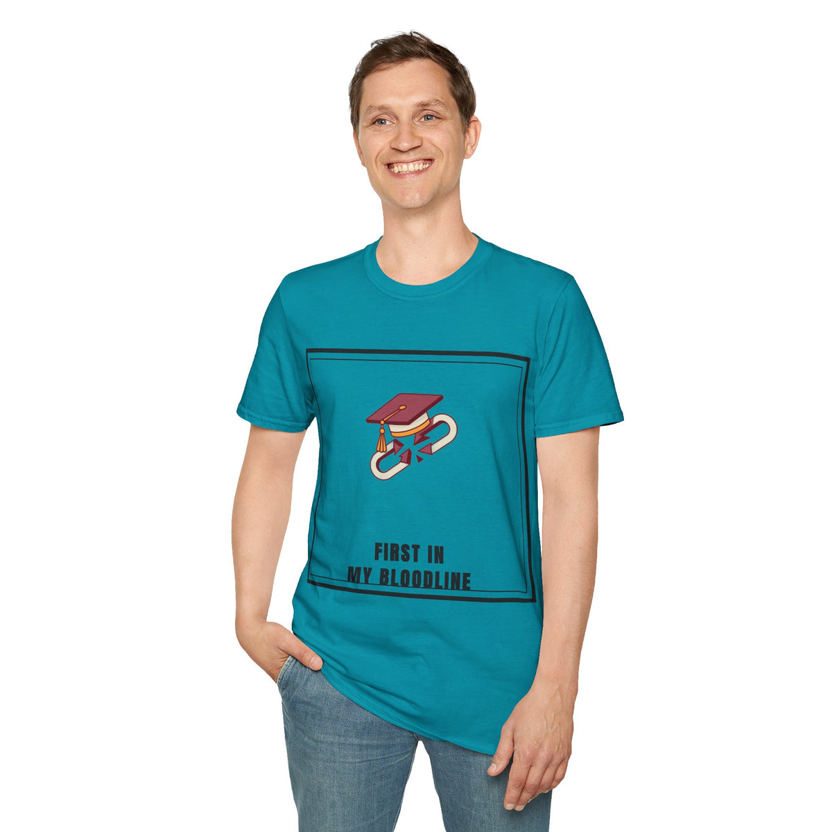 Graduation Cap T-Shirt — "First in My Bloodline" Graduate Tee - Trending Now - September 2026