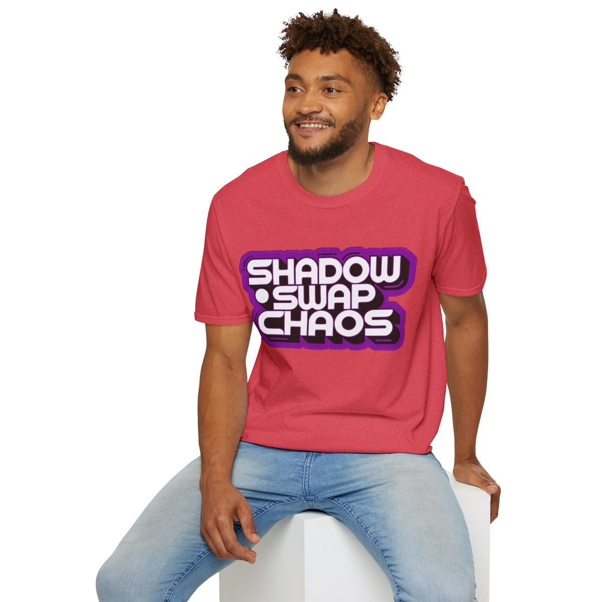 Shadow Swap Chaos T-Shirt — Retro Purple Gaming Graphic Tee - Trending Now - August 2026