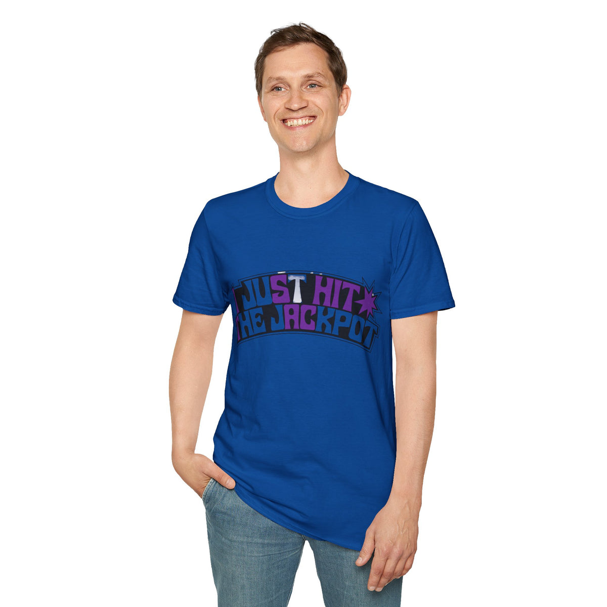 Just Hit the Jackpot T-Shirt — Retro Casino Graphic Tee - Trending Now - August 2026