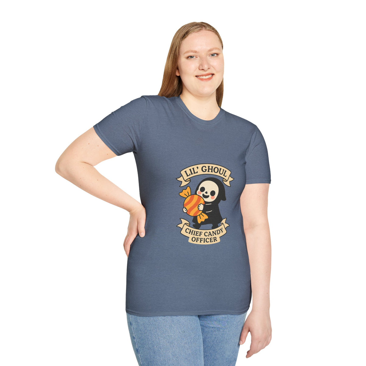 T-Shirt — 'Lil' Ghoul' Trick-or-Treat Candy Officer Halloween Tee - Trending Now - October 2026