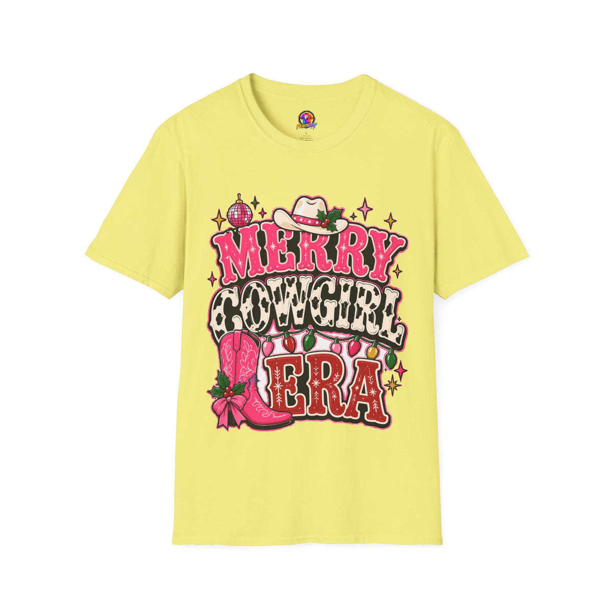 Merry Cowgirl Christmas T-Shirt