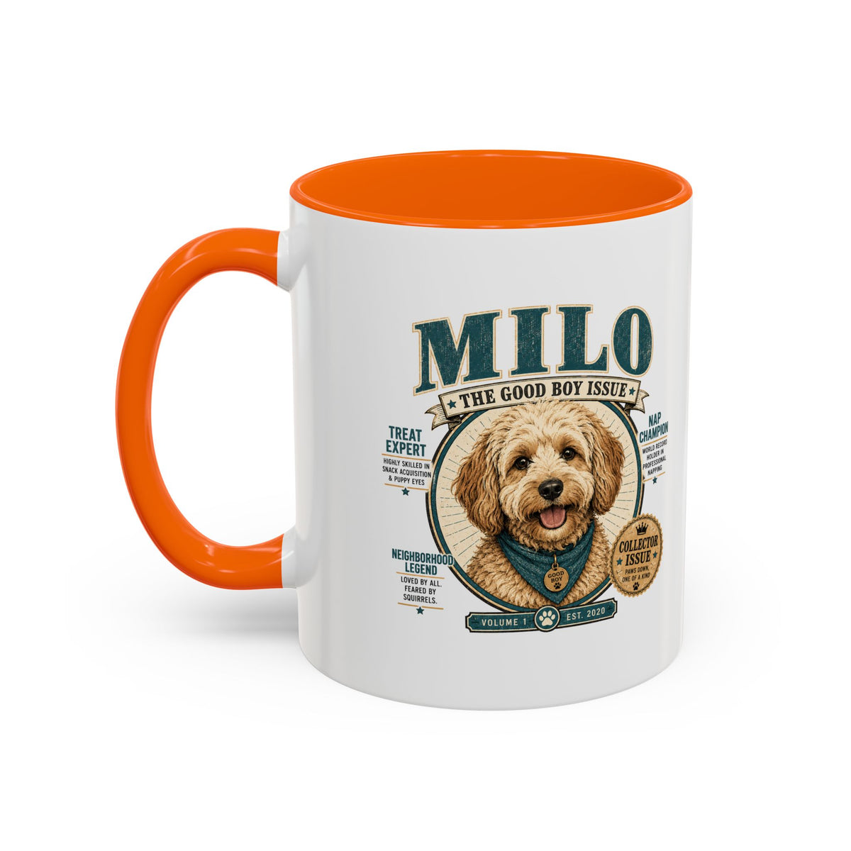 Milo Bailey Dog Dad Mom Milo Dog Mug — “The Good Boy Issue” Decorative Coffee Cup