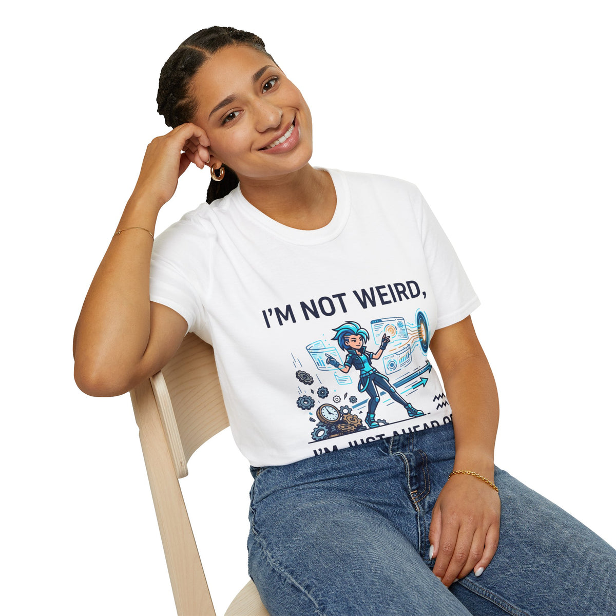I'm Not Weird I'm Just Ahead Of My Time Aquarius T-Shirt