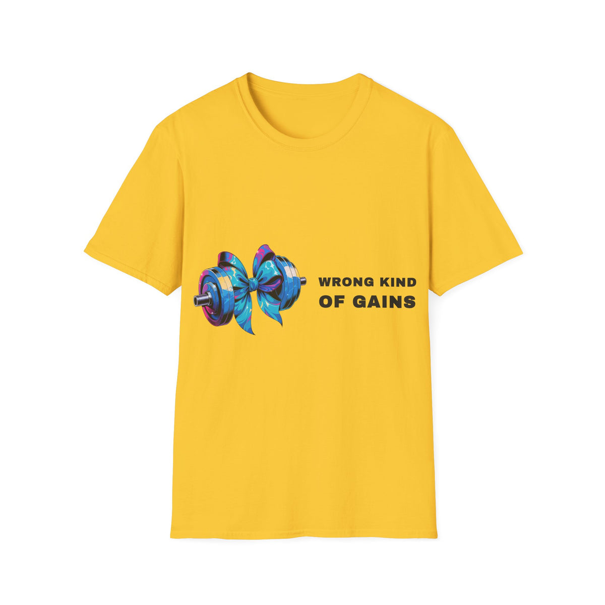 Gym Motivational T-Shirt — “Wrong Kind of Gains” Dumbbell Workout Tee - Trending Now - September 2026