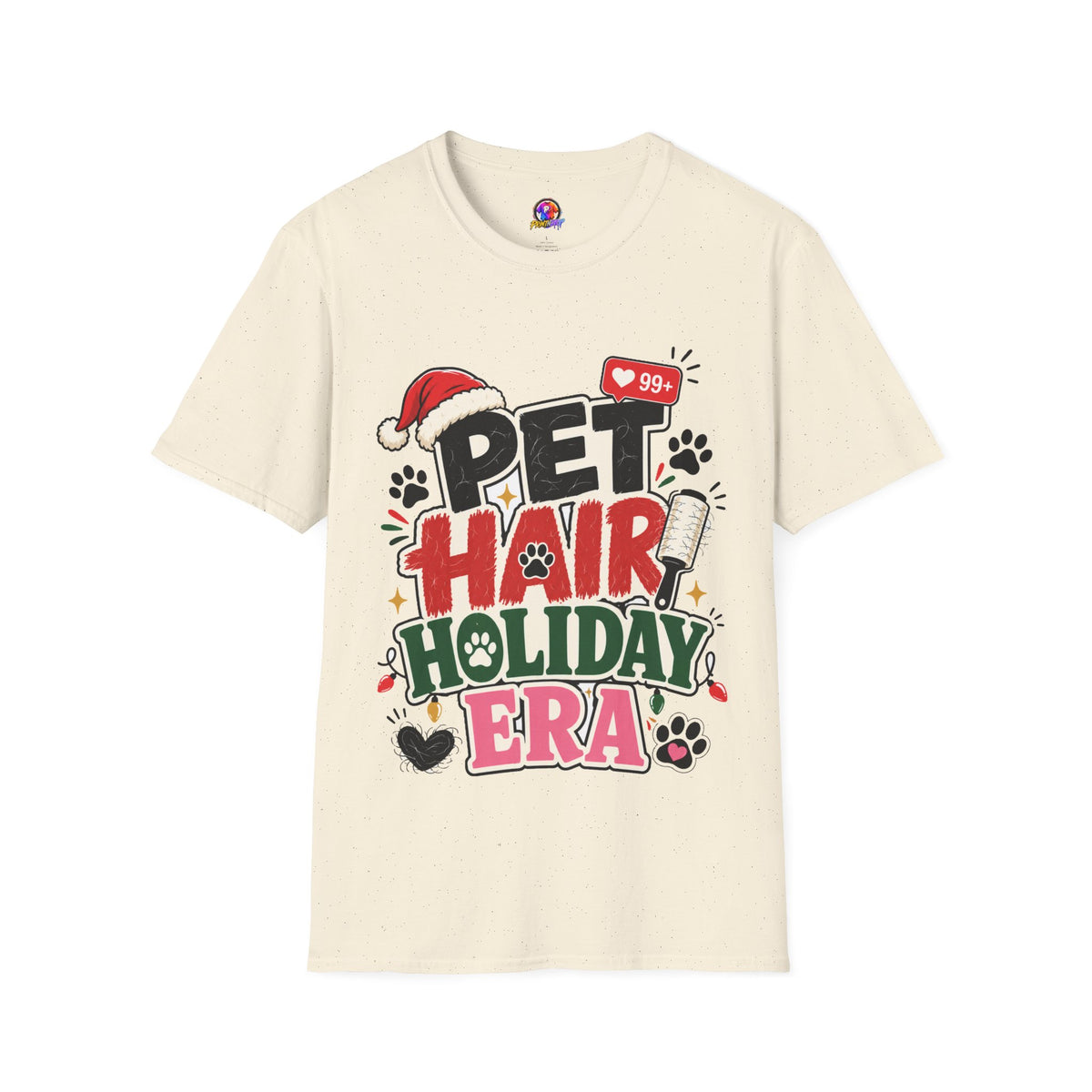Pet Hair Holiday Tee — Funny Christmas Shirt for Pet Lovers